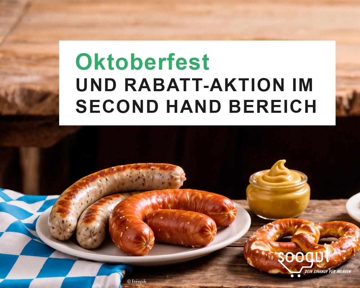 Oktoberfest mit Würstel und Mehlspeisen.